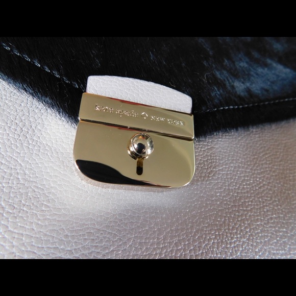 Kate Spade Black and taupe/grey tan NWOT - Picture 8 of 8